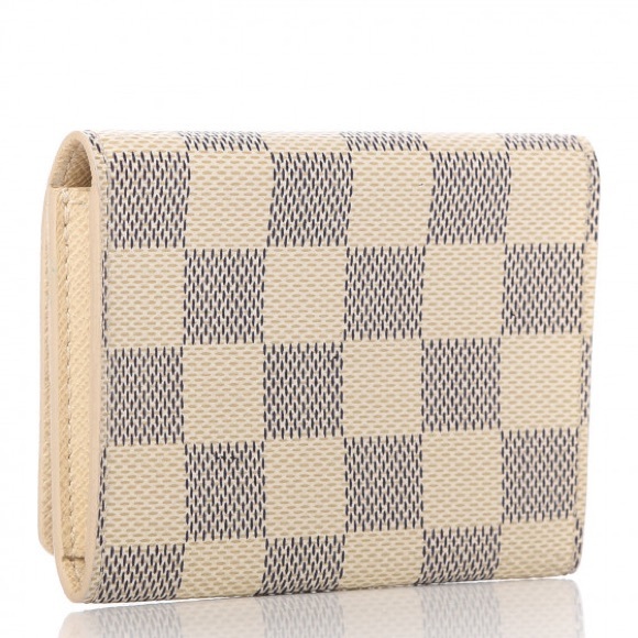 Unisex authentic LOUIS VUITTON Damier Azur Card Holder with box - Picture 3 of 15